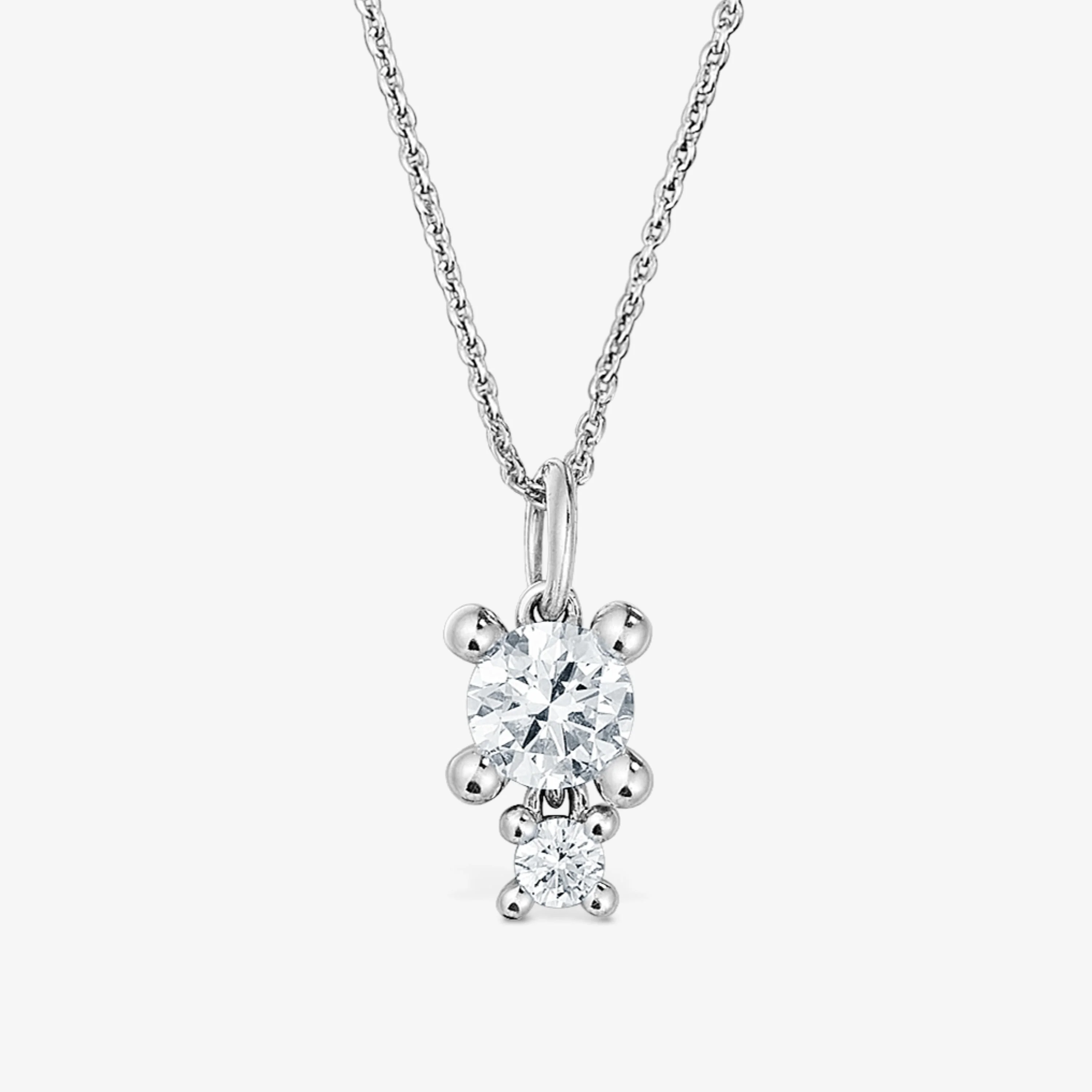 Platinum Choker with pendant motif with 0.58ct lab-grown diamonds TOUS Shine LGD - 1