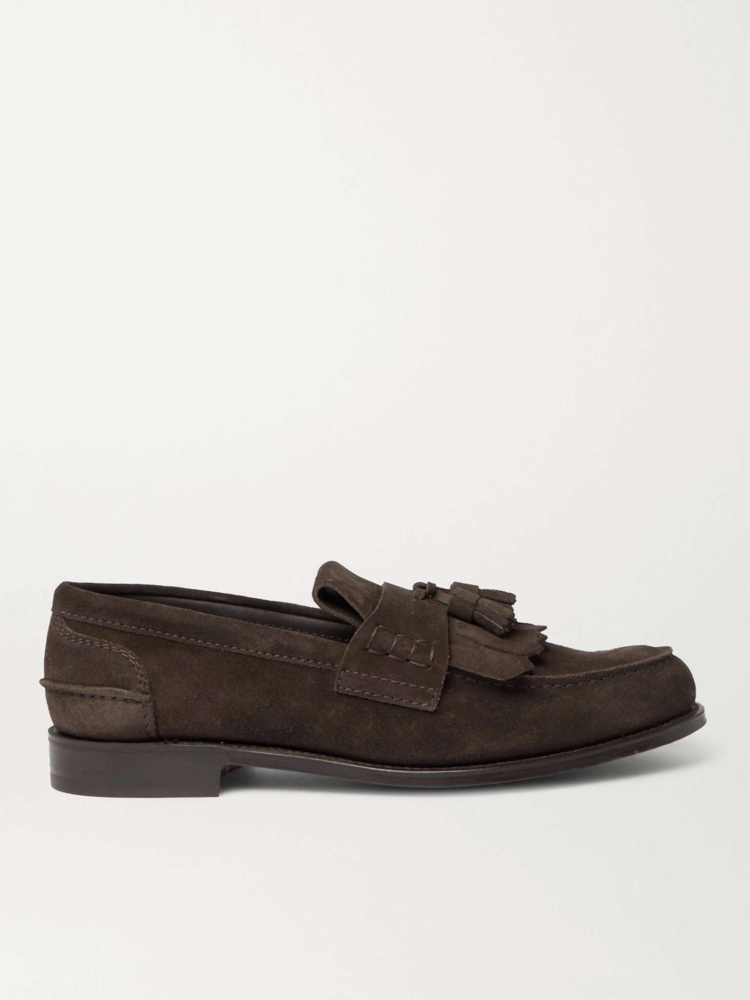 Oreham Suede Tasselled Loafers - 1