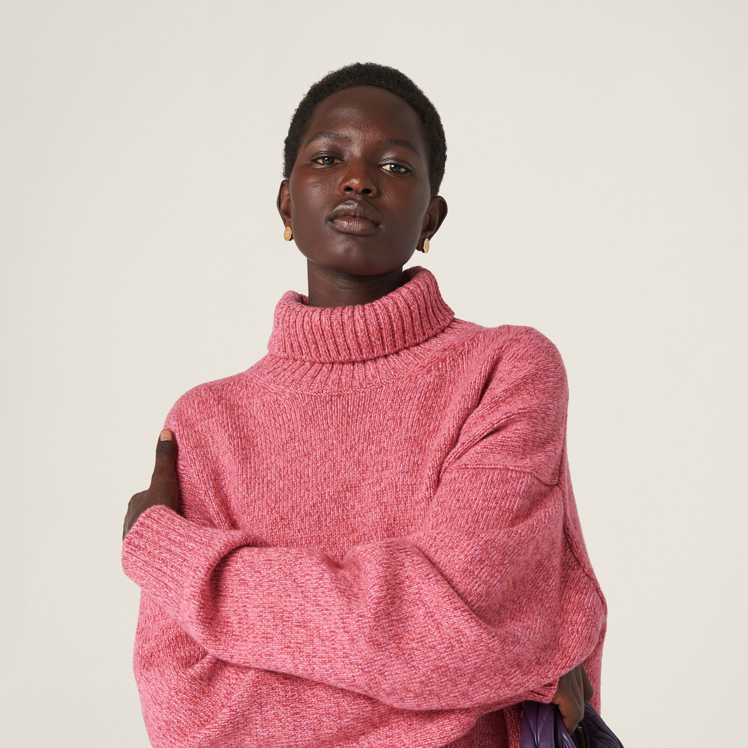 Cashmere wool turtleneck dress - 3