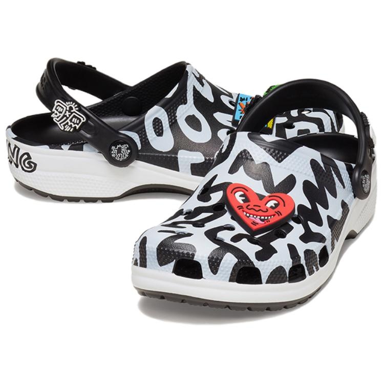 Crocs x Keith Haring Classic Clog 'Black White' 209488-001 - 5
