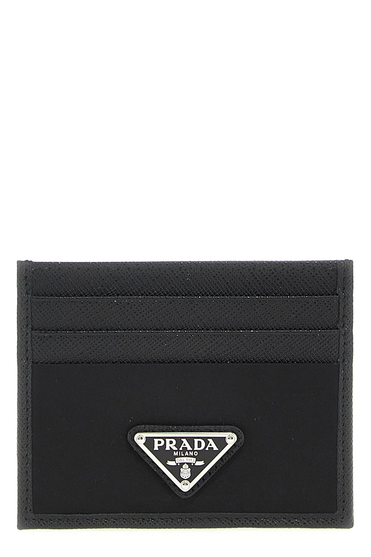 Re-Nylon Saffiano cardholder - 1