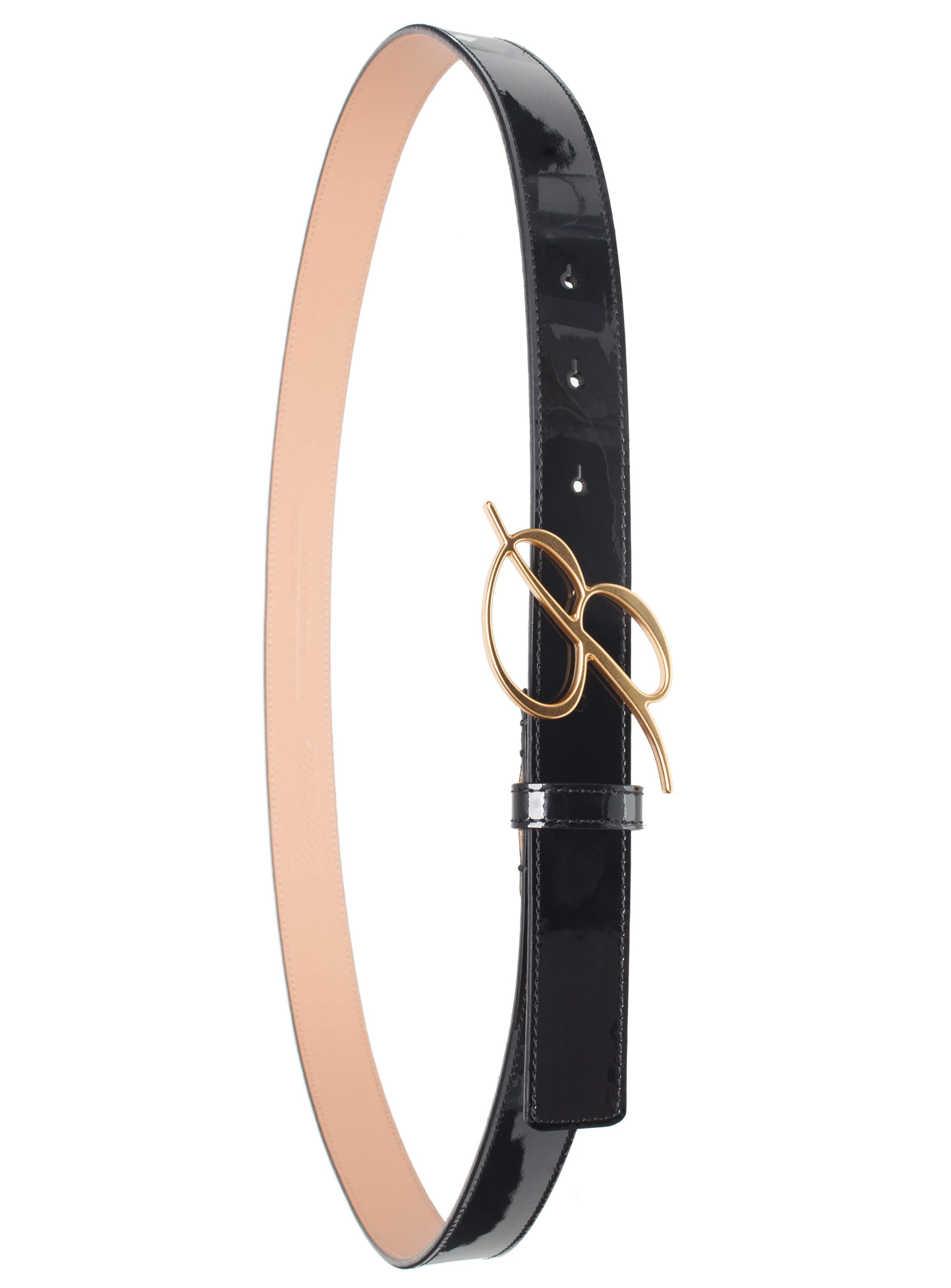 BLACK LOGO BELT - 2