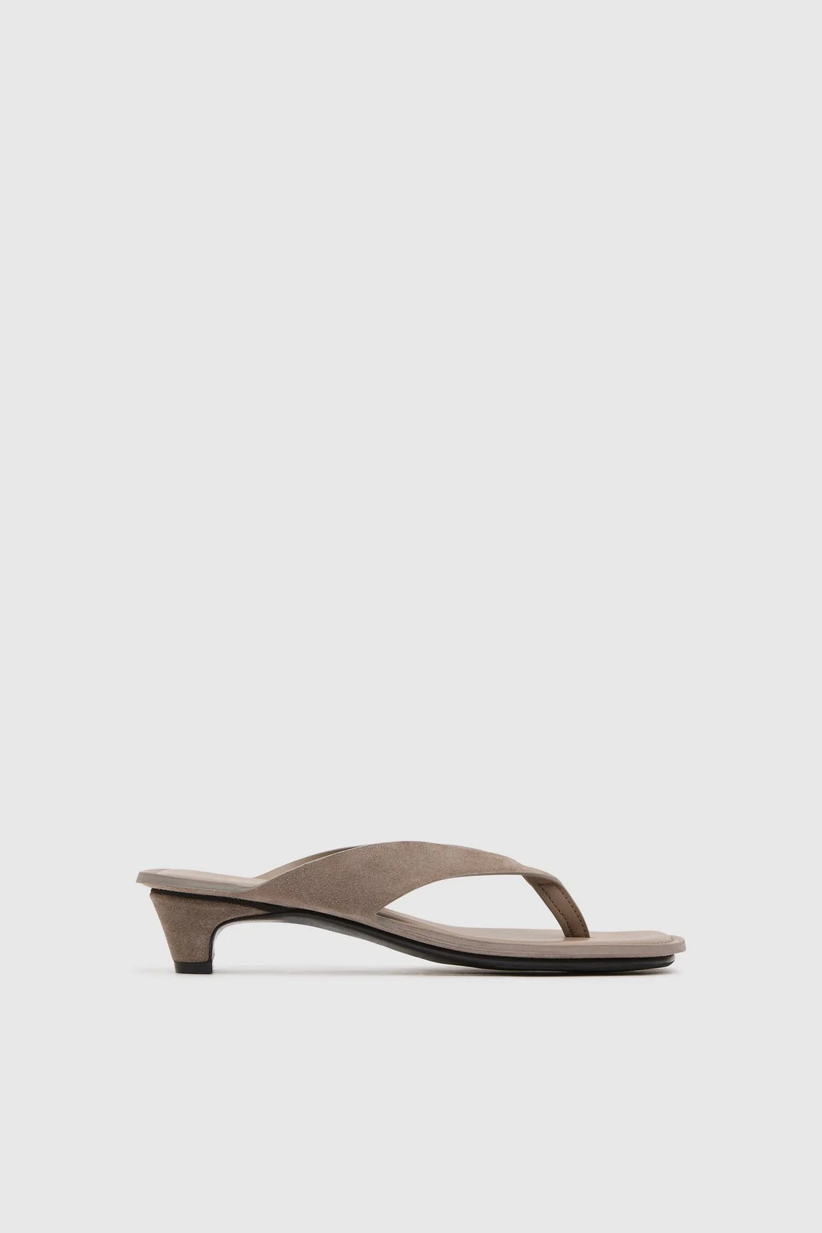 Suede Opanka Heel - Almond - 1