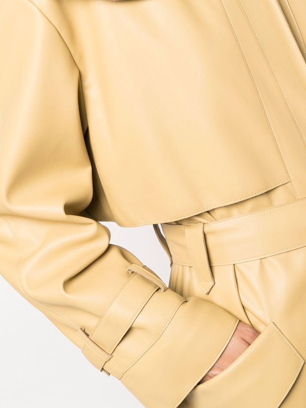 belted trench coat - 5