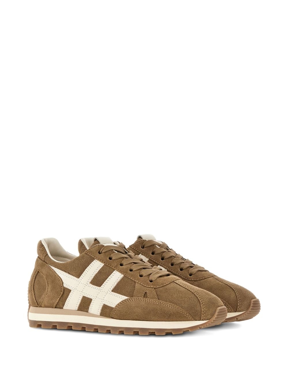 suede-leather trainers - 2