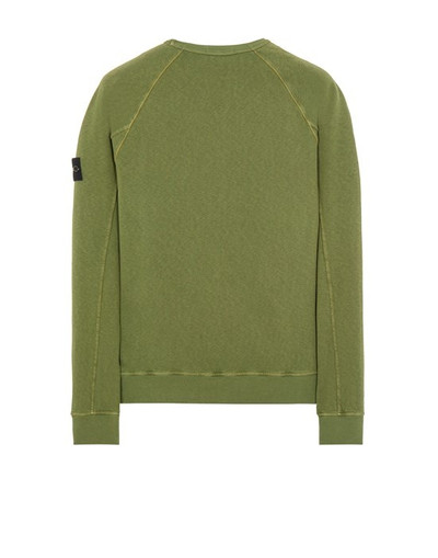 Stone Island 66360 MALFILE' FLEECE_GARMENT DYED 'OLD' EFFECT OLIVE GREEN outlook