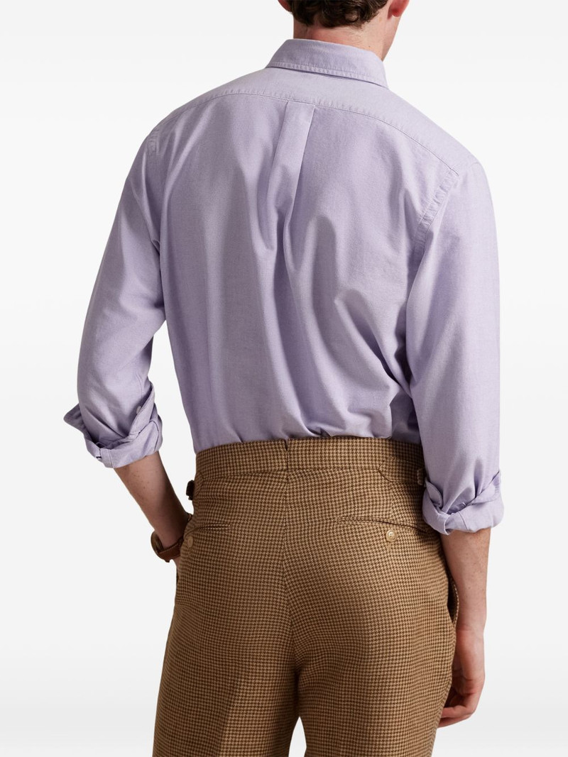 logo-embroidered shirt 4