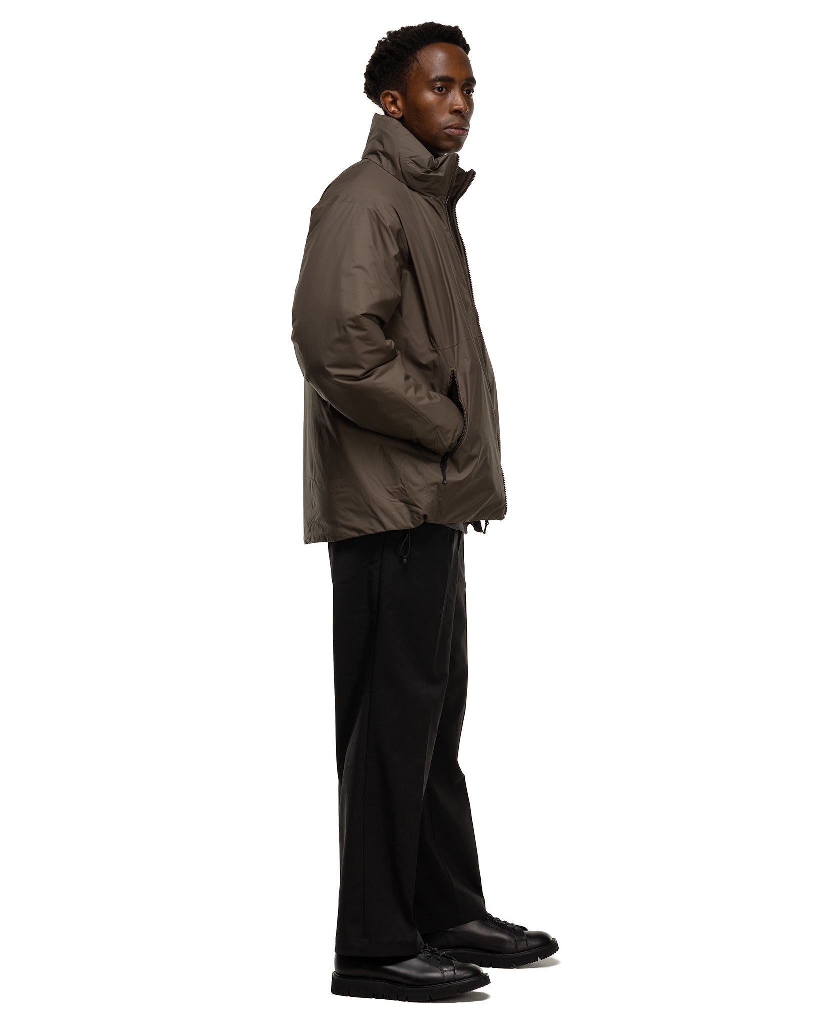 One Tuck Straight Pants Black - 3
