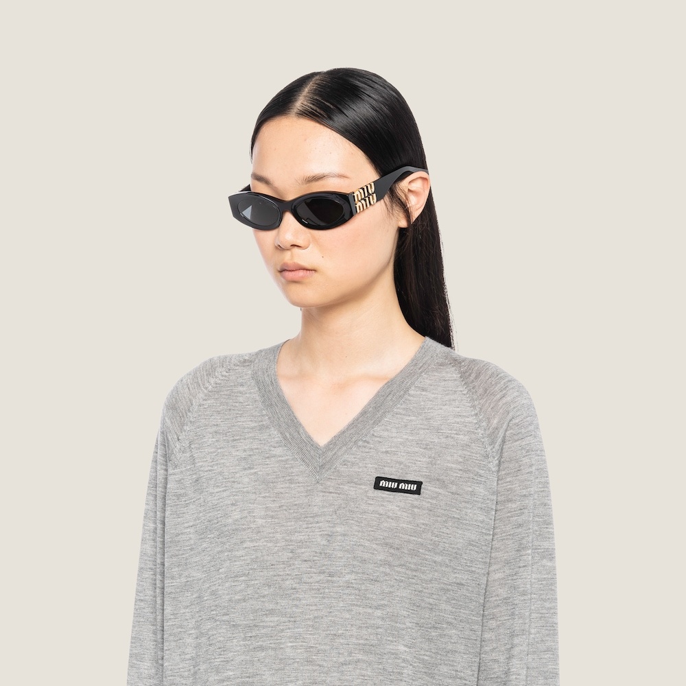 Cashmere and silk V-neck sweater - 4