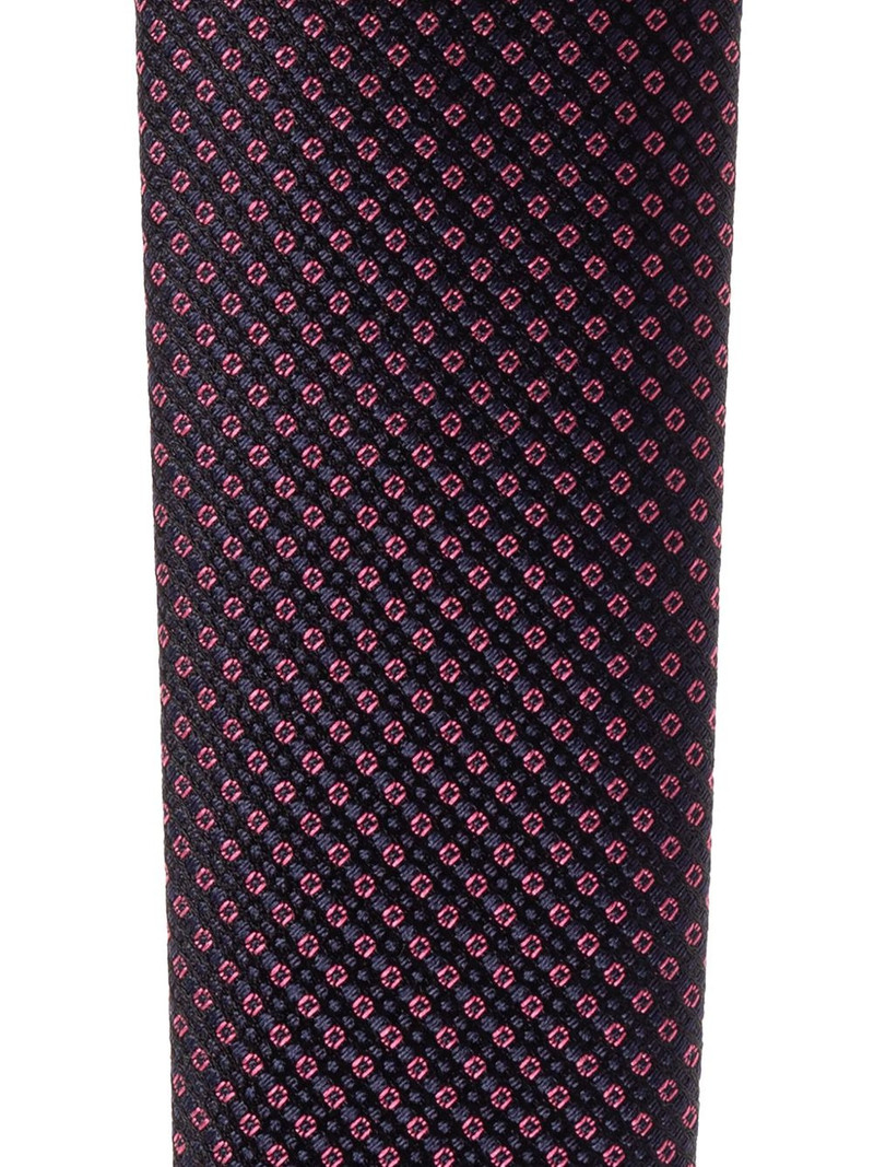 GIORGIO ARMANI micro-pattern silk tie outlook