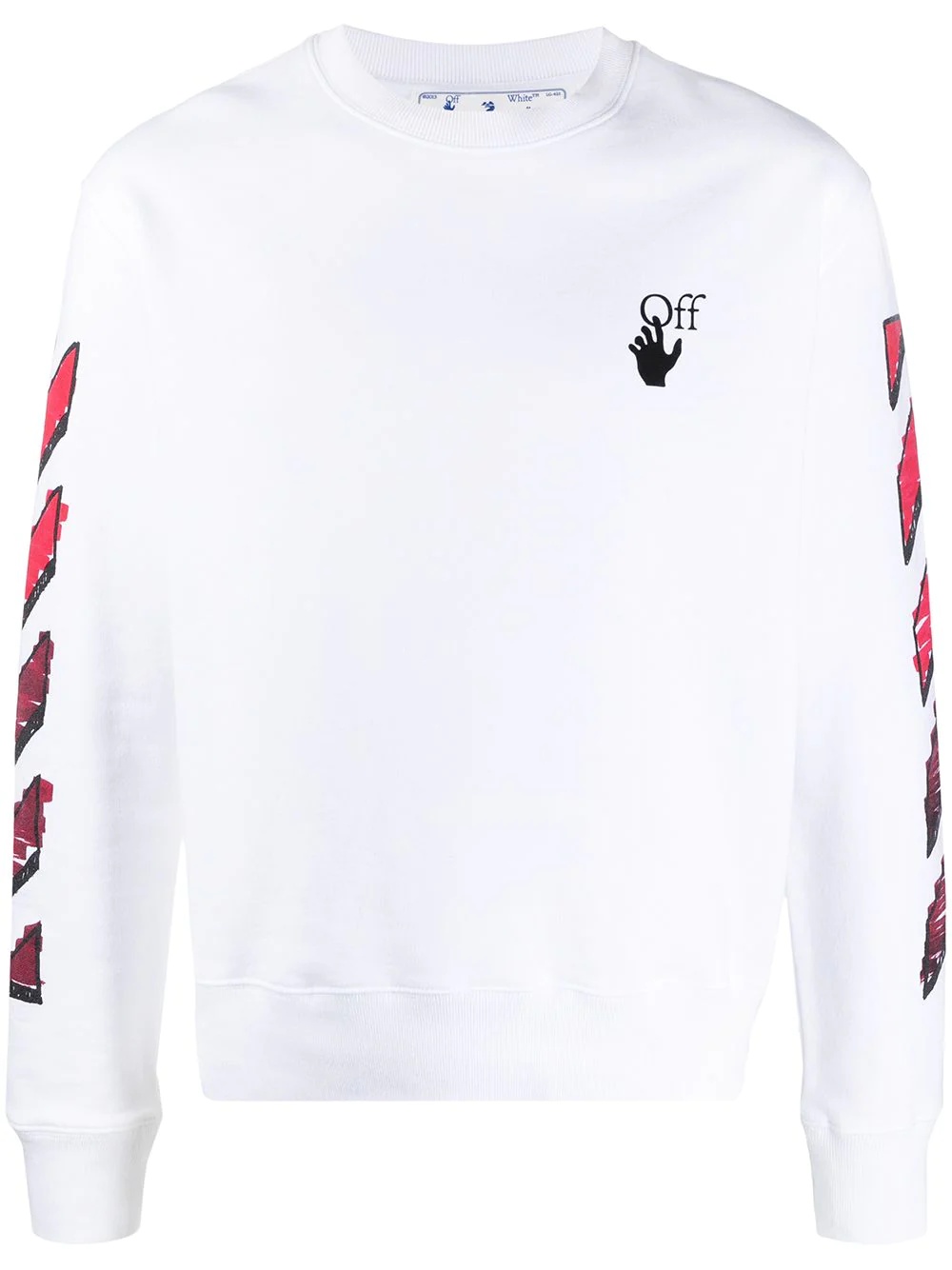 Marker Arrows cotton sweatshirt - 1