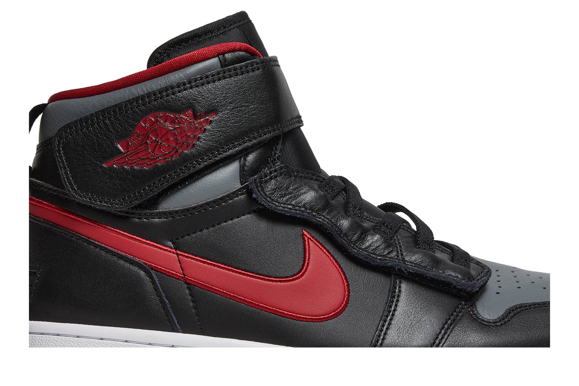 Air Jordan 1 High FlyEase 'Smoke Grey Gym Red' - 2