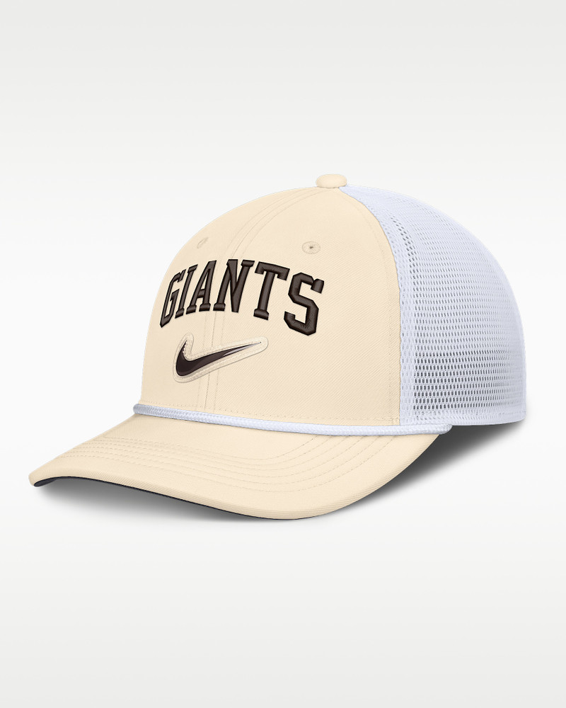 San Francisco Giants Rise Men's Nike Dri-FIT MLB Trucker Adjustable Hat 1