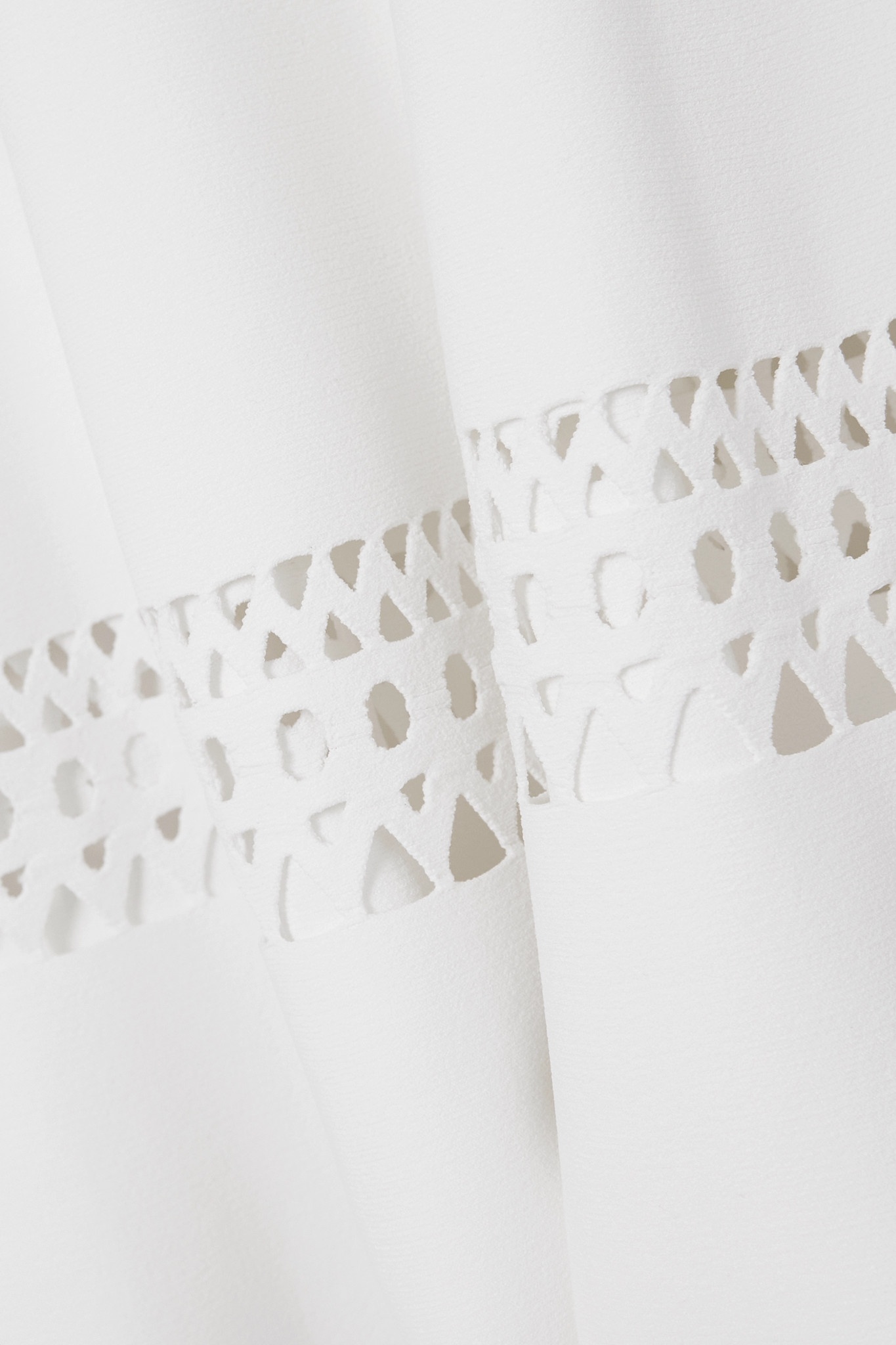 Editions laser-cut stretch-knit mini dress - 4