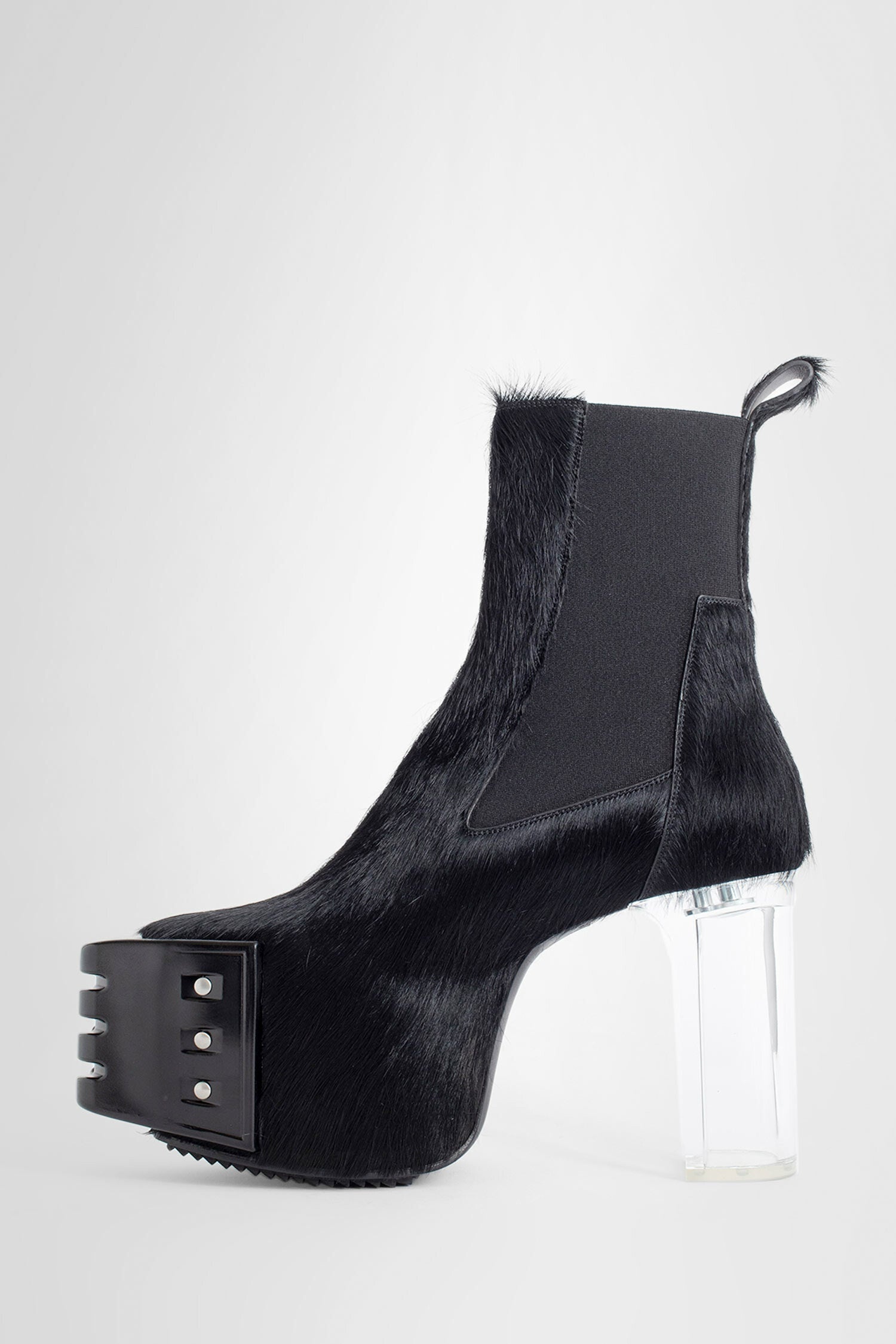 靴 rick owens Pony hair kiss boot Rick Owens Ponyhair Kiss Heel boots from | Depop