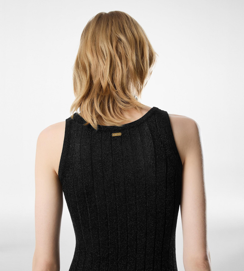 TOM FORD ANKLE LENGTH VEST DRESS WITH TOM FORD METAL PLAQUE outlook