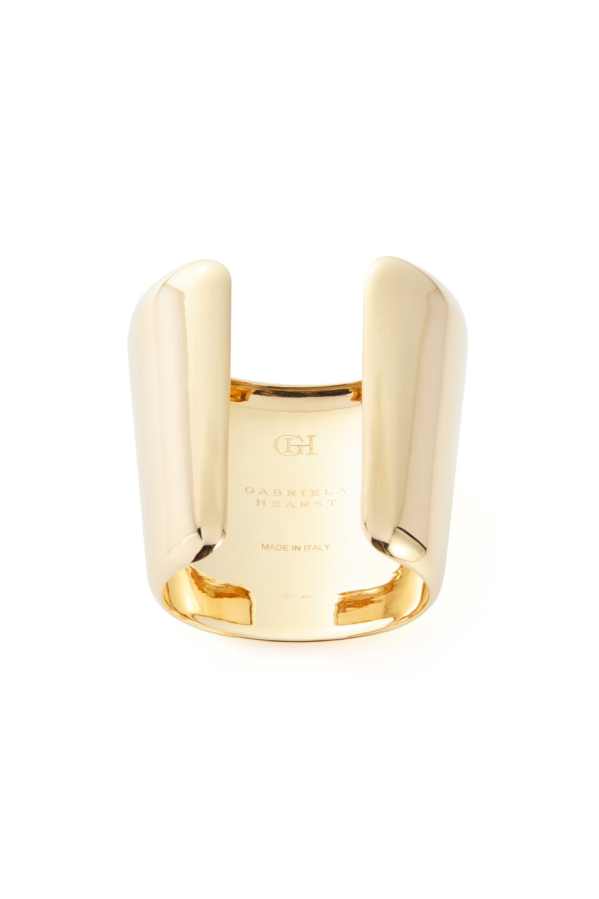 Long Cuff Bracelet in 18K Yellow Gold - 4