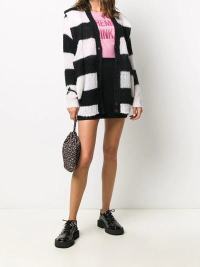 REDValentino striped maxi cardigan outlook