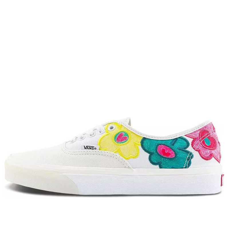 밴 Authentic x THE MUSEUM 참관객 'White Yellow Pink'VN000CRTBPH - 1
