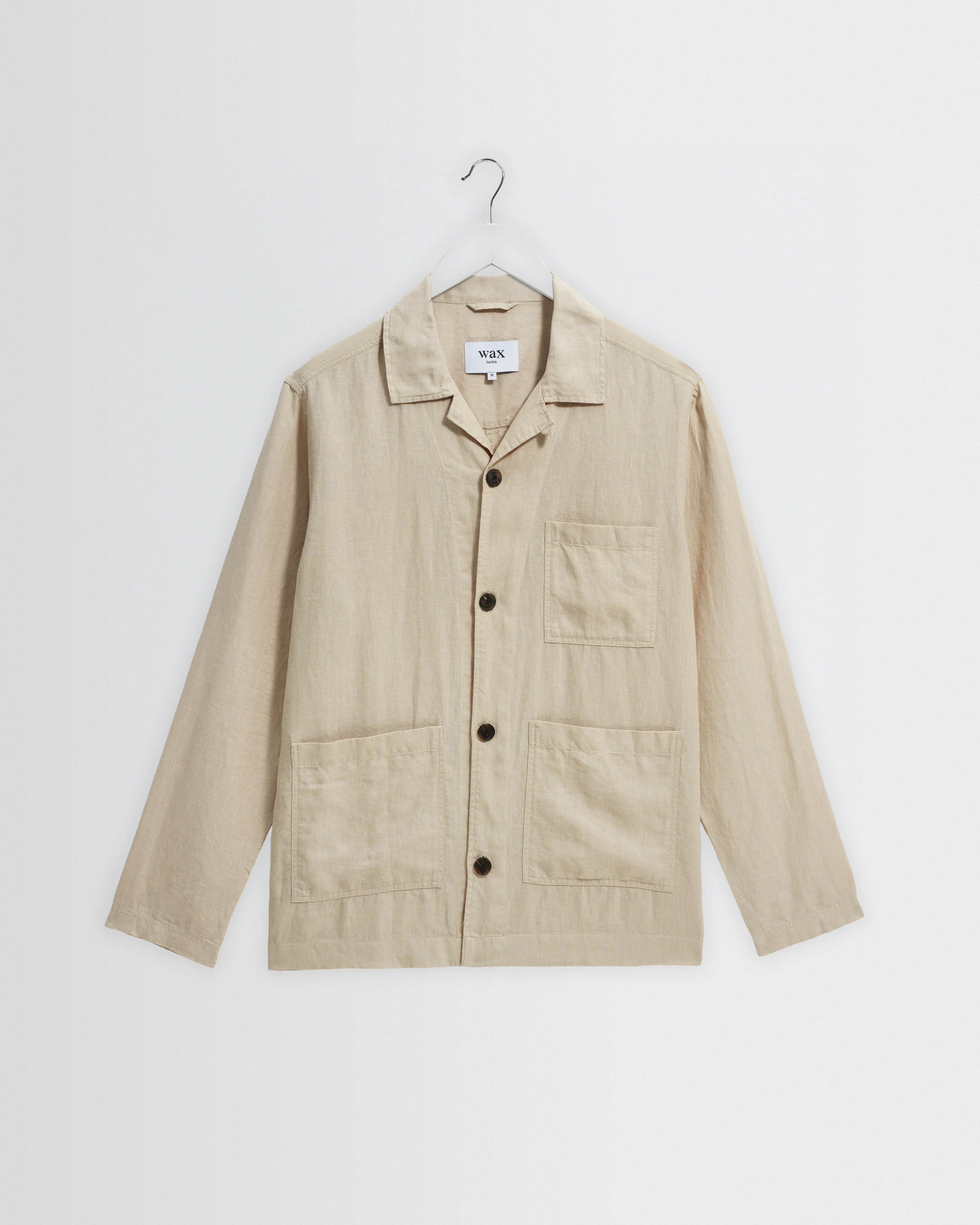 Kimpton - Beige Washed Linen Jacket - 1