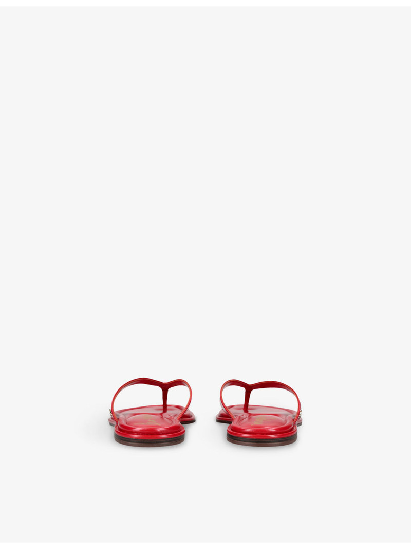 Sam Edelman Remi Faux-Leather Flat Sandals outlook