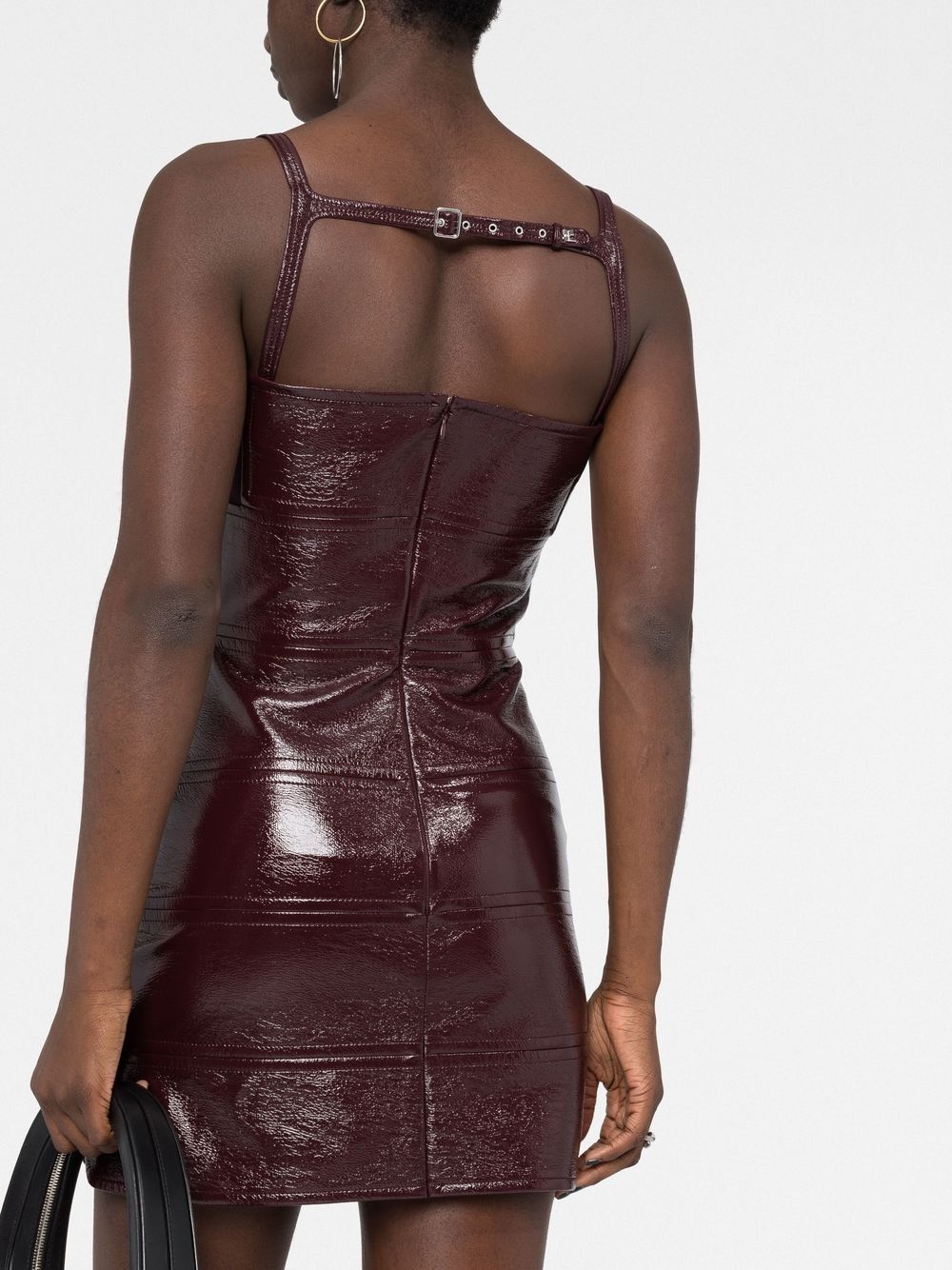 sleeveless panelled minidress - 3