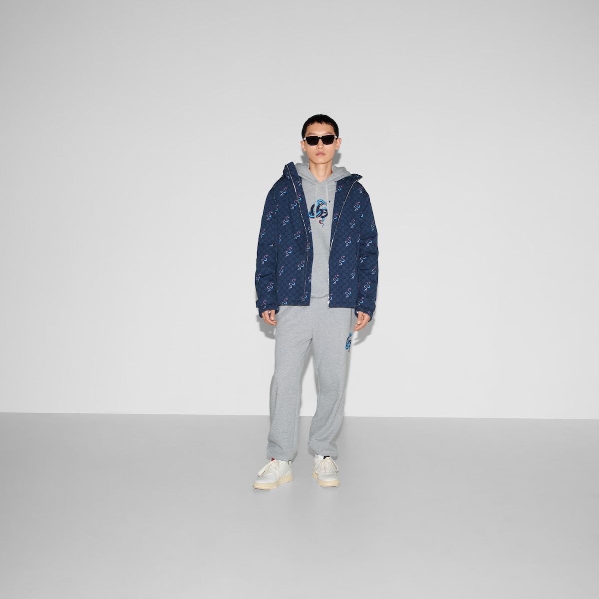 Printed cotton ripstop zip jacket - 2