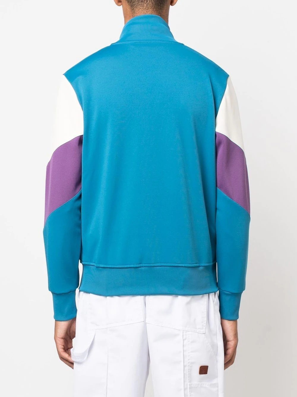 colour-block track jacket - 4
