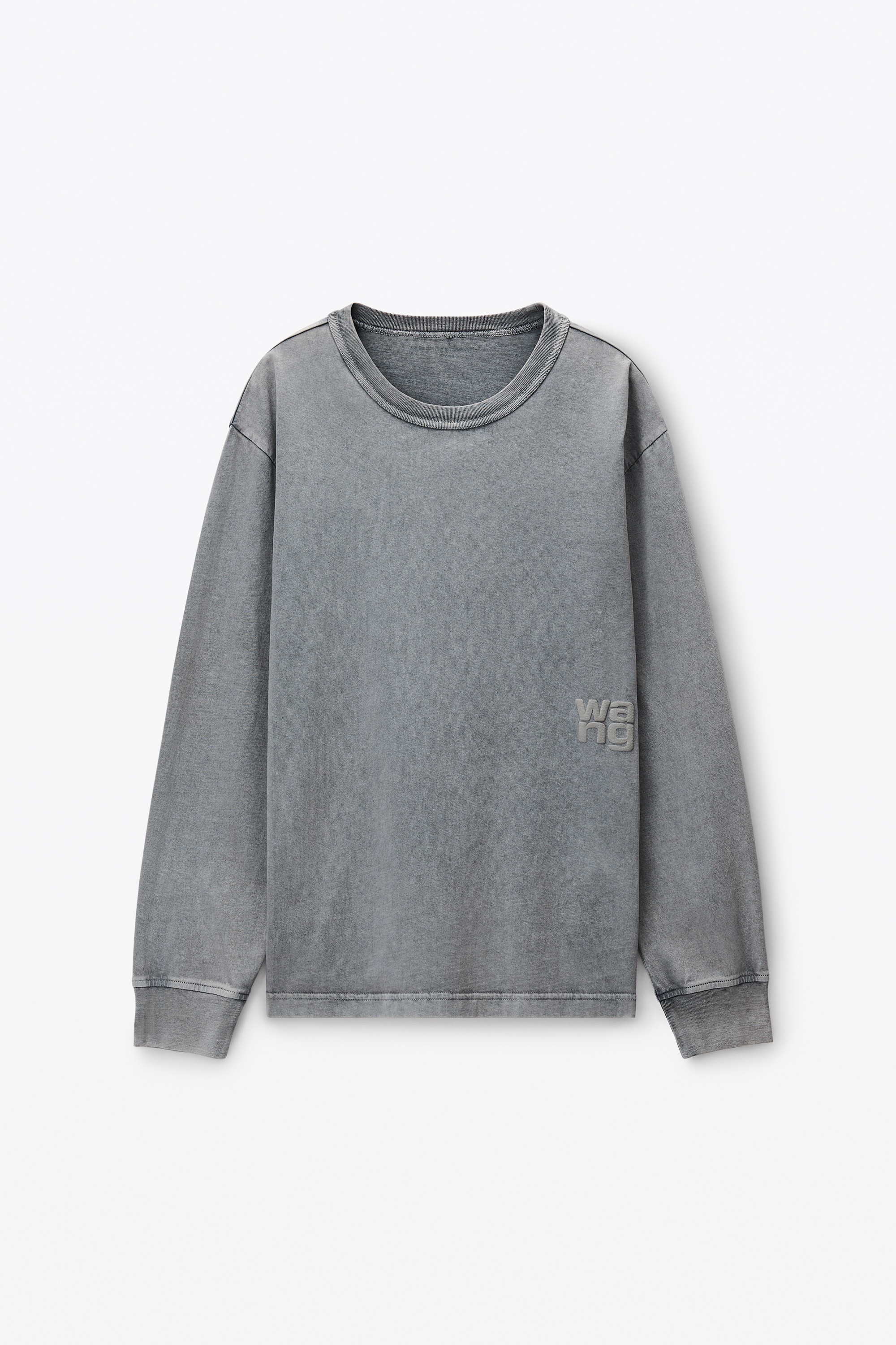 Logo Long Sleeve Tee in Cotton Jersey - 1