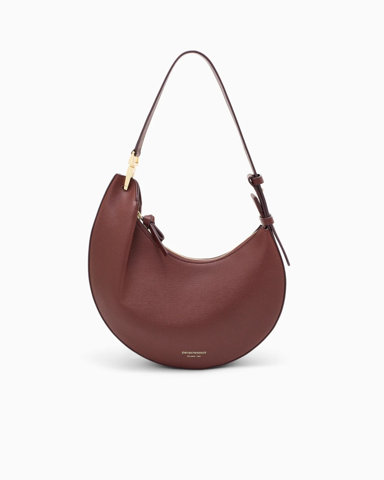 EMPORIO ARMANI 1981 LEATHER HOBO BAG - 1