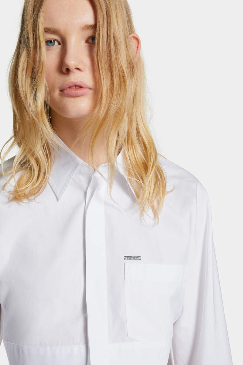 ROUNDED CROPPED SHIRT - 5