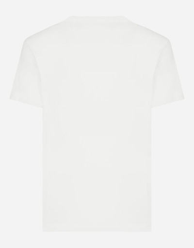 Dolce & Gabbana Cotton T-shirt with embossed logo outlook