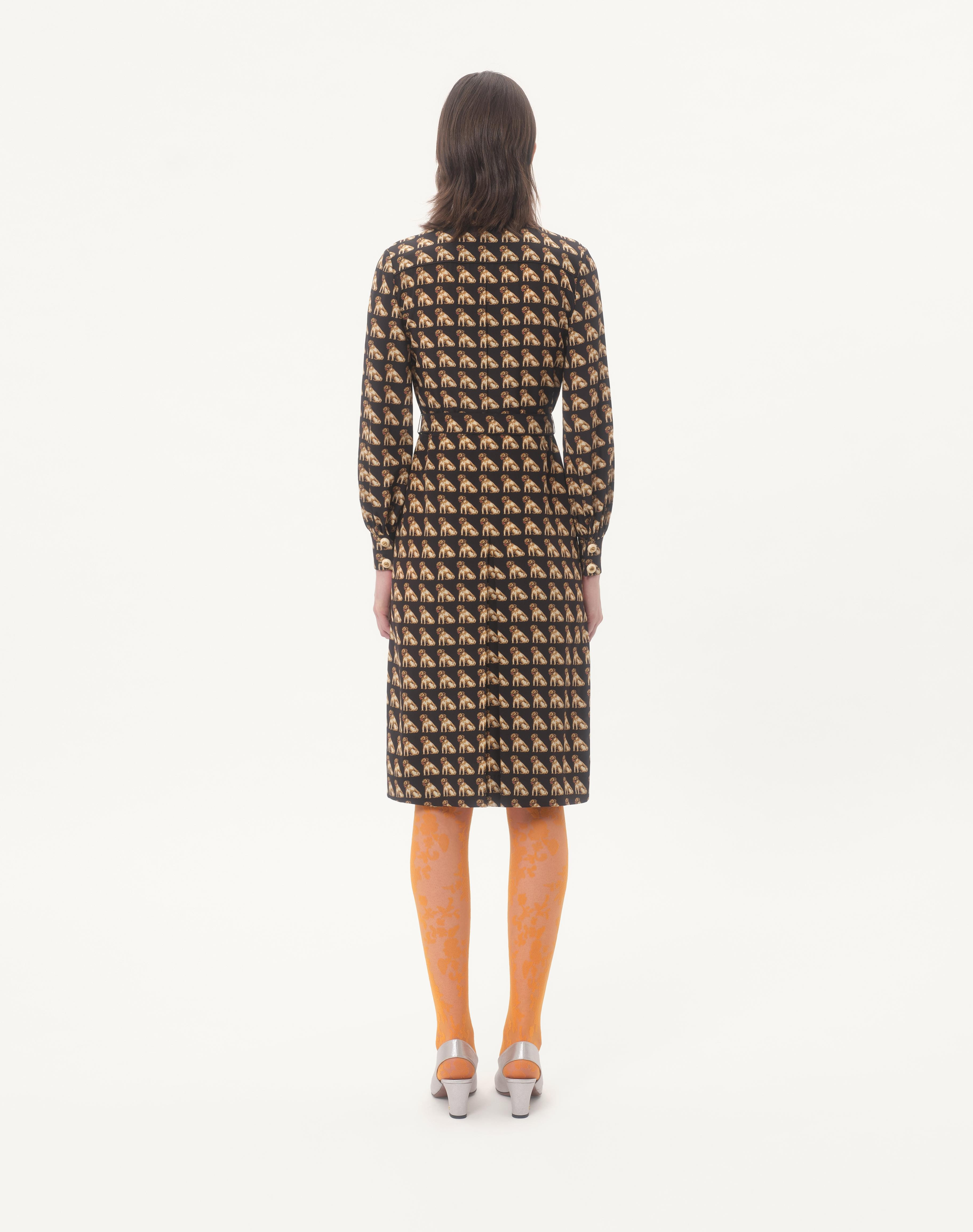 CREPE DE CHINE BLOUSE WITH PETIT CHARLES PRINT - 7