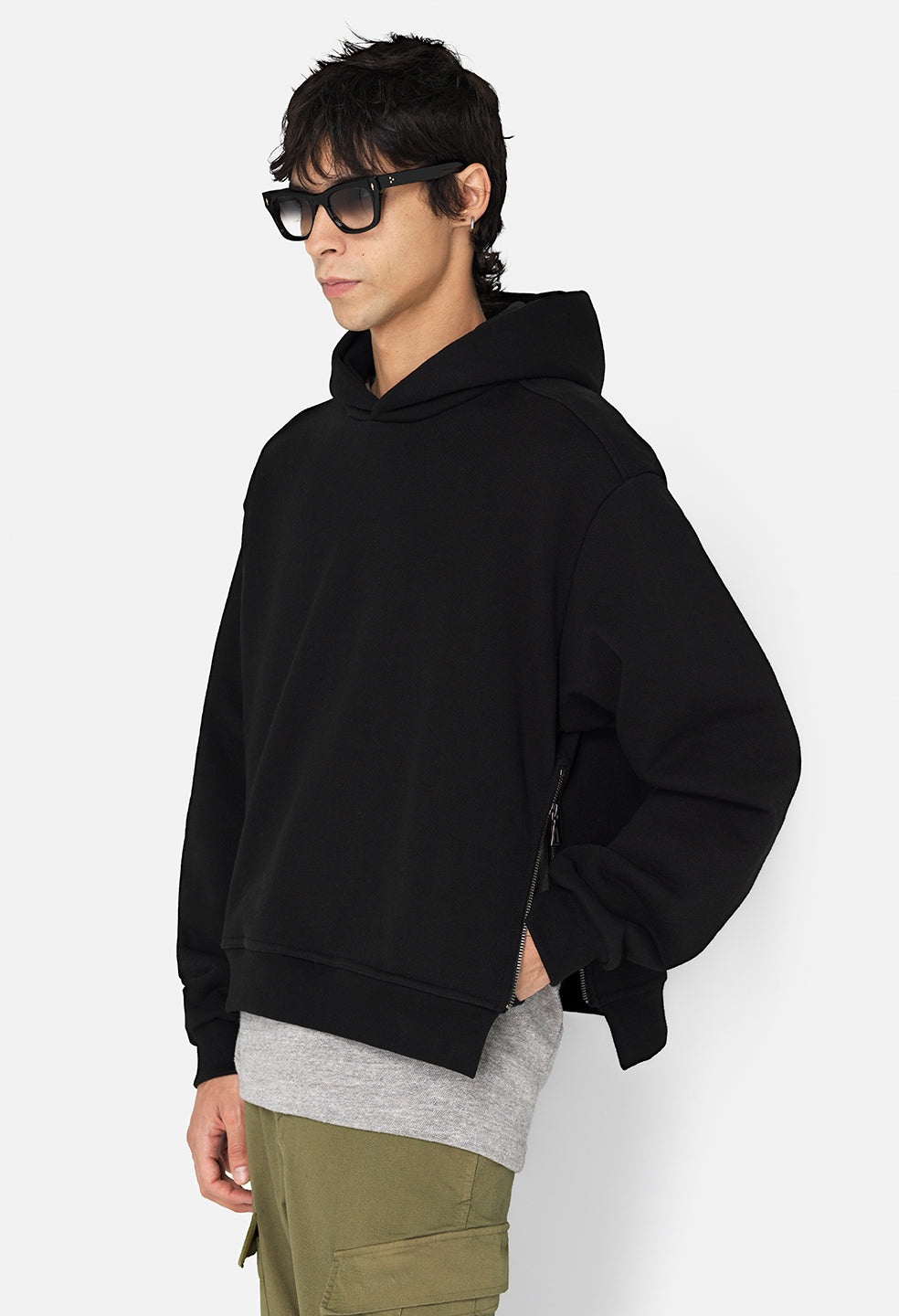 John Elliott STUDIO FLEECE HOODED VILLAIN 2.0 | REVERSIBLE