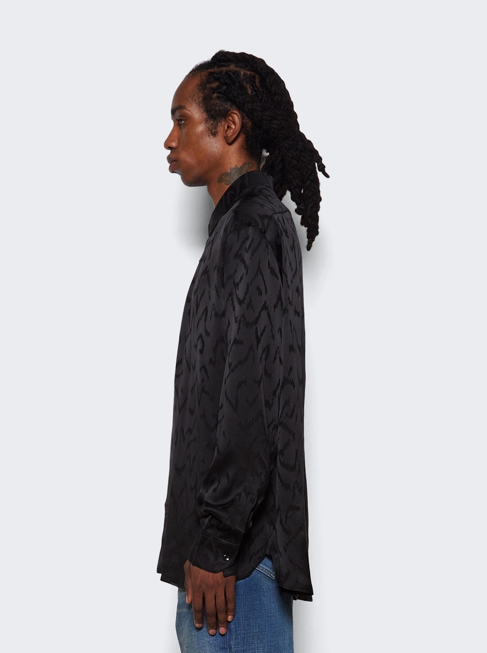 Yves Collar Shirt Black - 4
