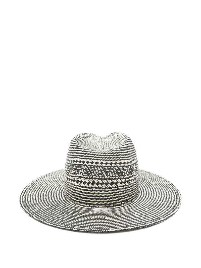 RUSLAN BAGINSKIY patterned logo-detail hat outlook