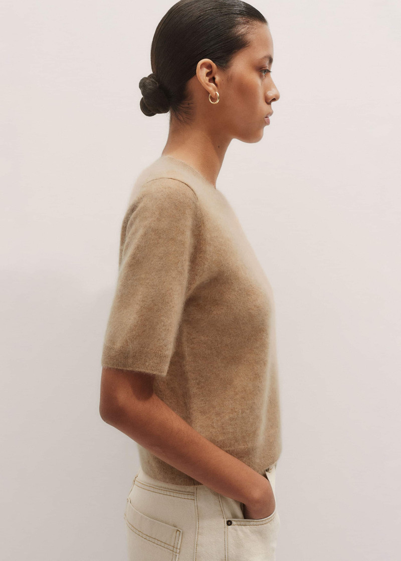 Crop Knit Tee 6
