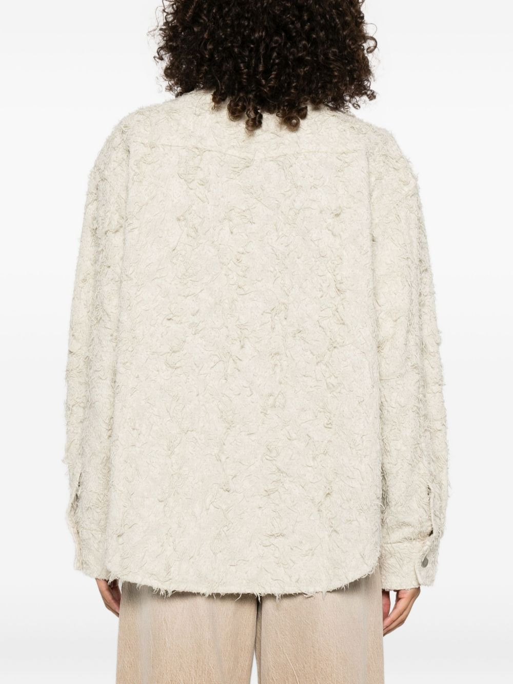 textured cotton shirt - 4