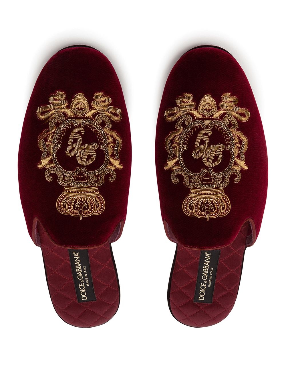 Sacred Heart backless slippers - 4