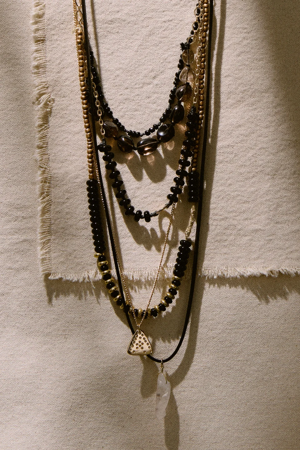 Hailee Semiprecious Beaded Necklace - 1