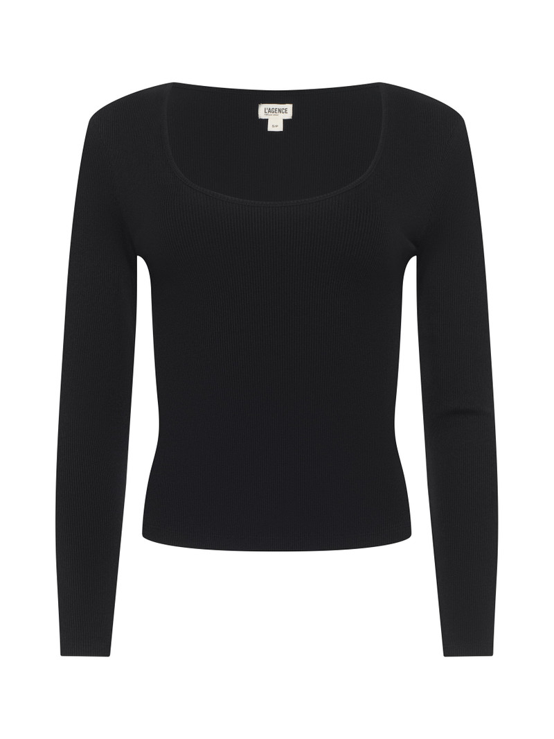 Scarlet Scoopneck Tee 1