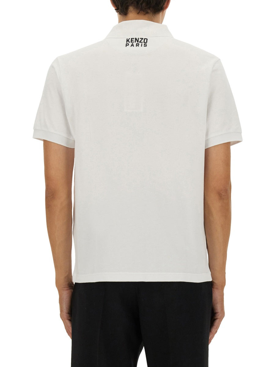 Kenzo Men Polo Shirt With Happy Tiger Embroidery - 3