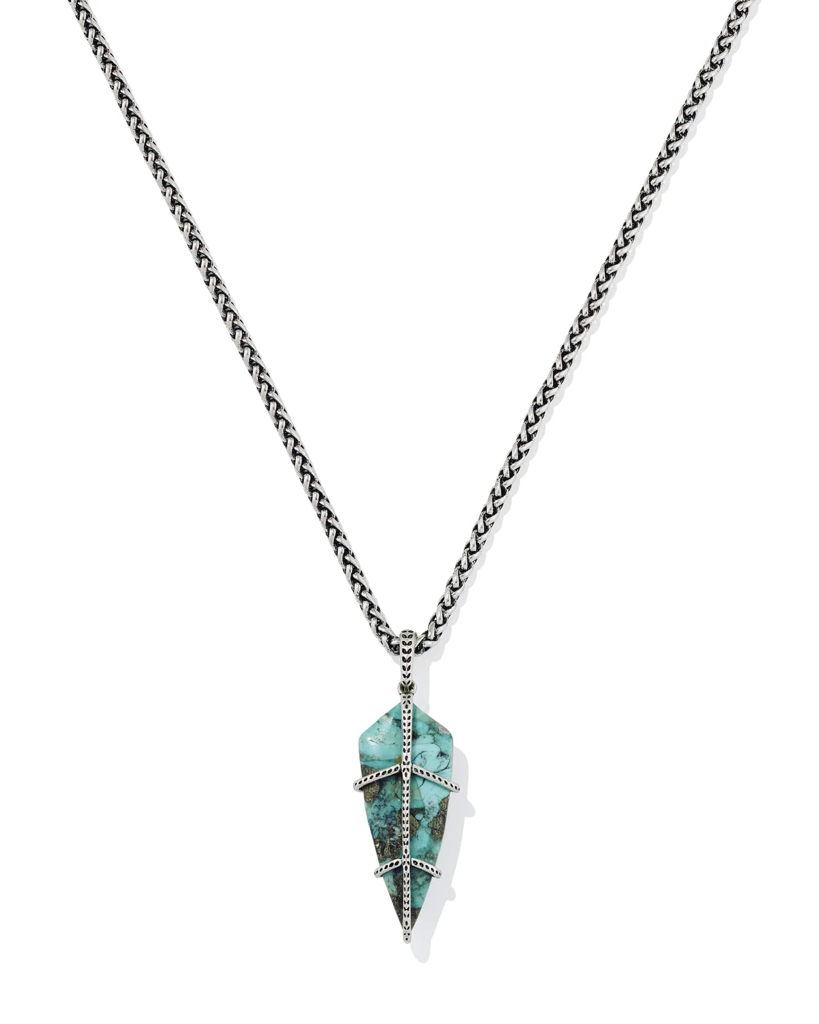 Trinity Vintage Silver Short Pendant Necklace - 1