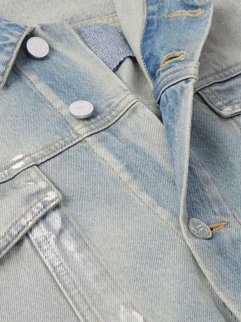 Oversized Distressed Denim Jacket 5