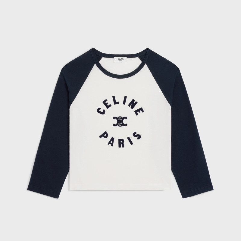 Celine Triomphe t-shirt in cotton jersey 1