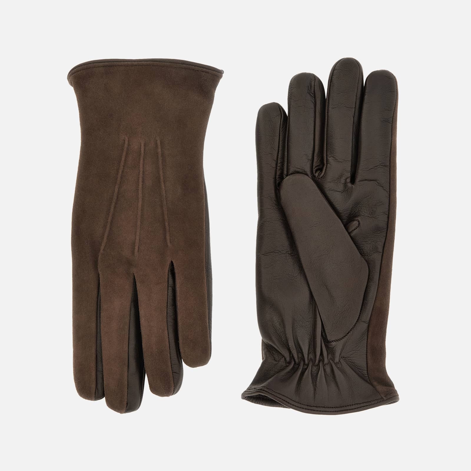 Gloves in Leather Brown - 1