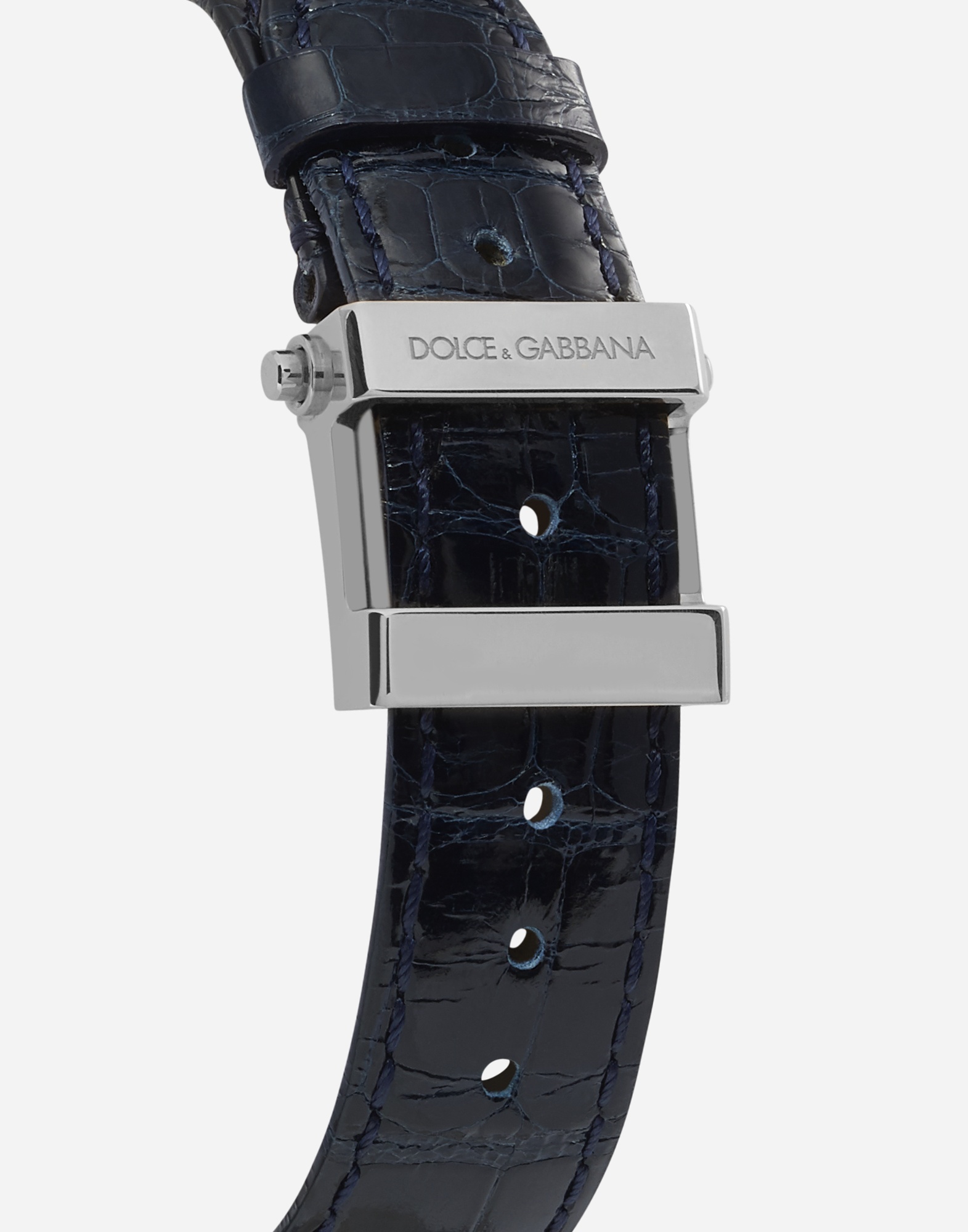 Gold watch with diamond pavé - 4