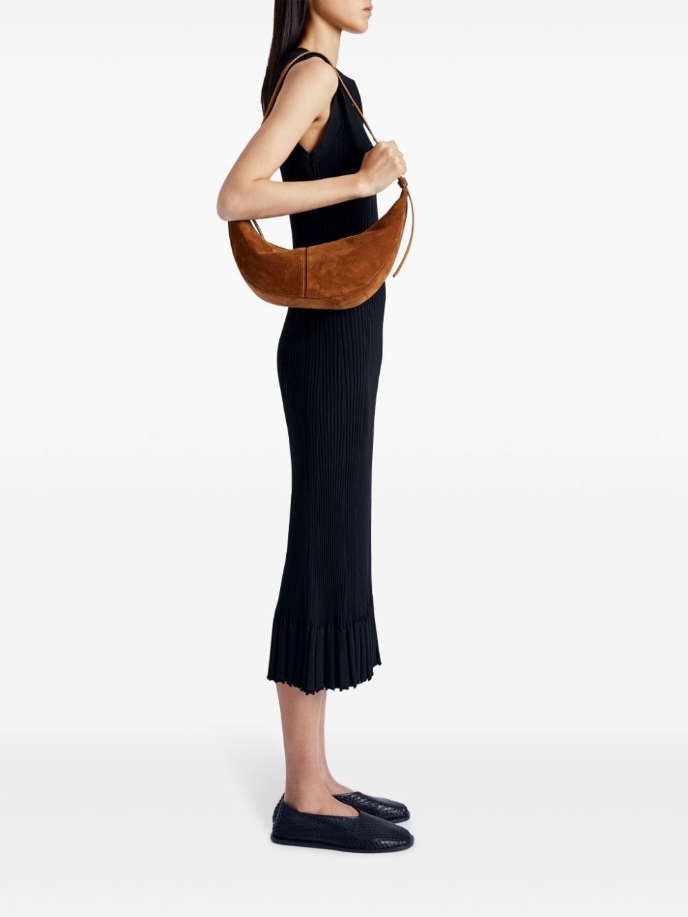 Slide suede shoulder bag - 3