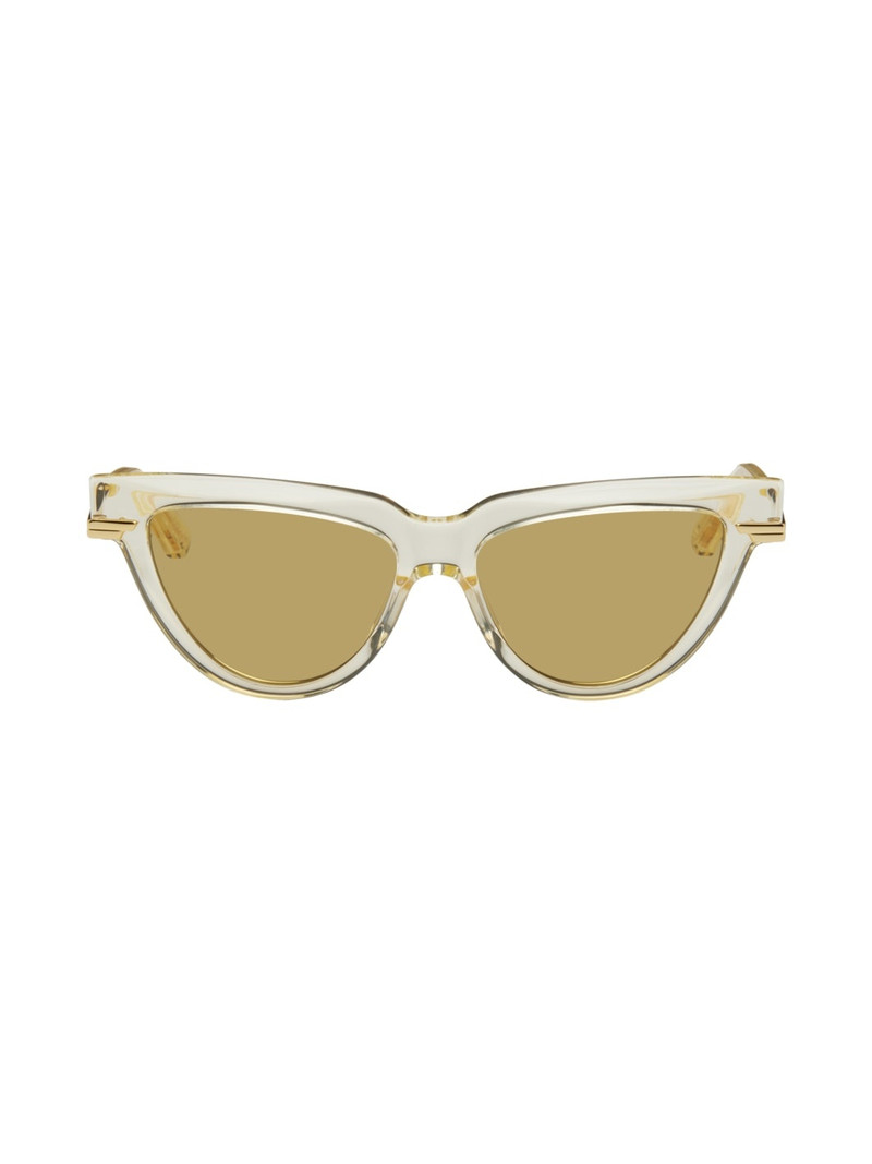 Yellow Cat-Eye Sunglasses 1