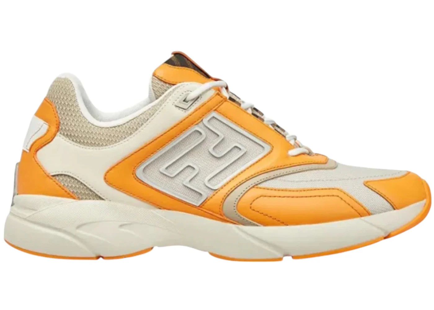 Fendi Logo Low-top Orange - 1